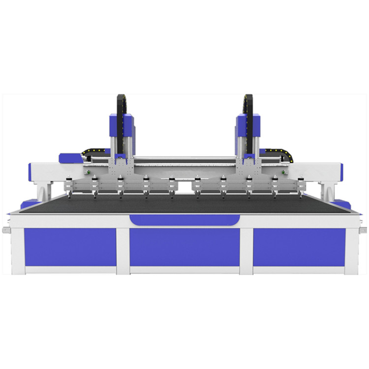 Penghala CNC Ukiran Kayu Berbilang Spindle 3D