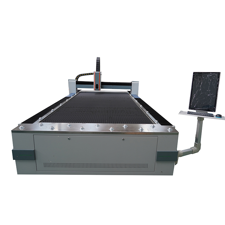 Jimat 1500W Lembaran Logam Memotong CNC Fiber Laser Cutter